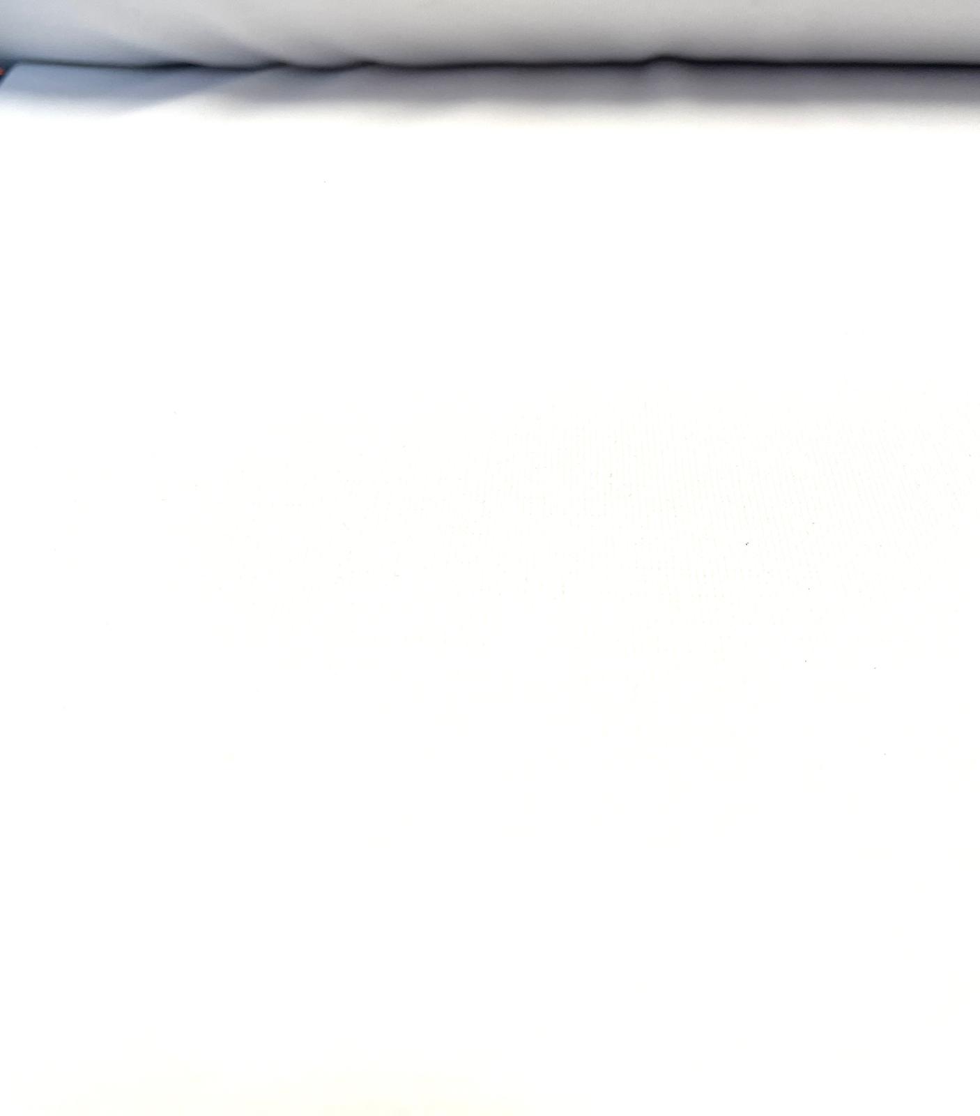 Bündchenstoff glatt weiss